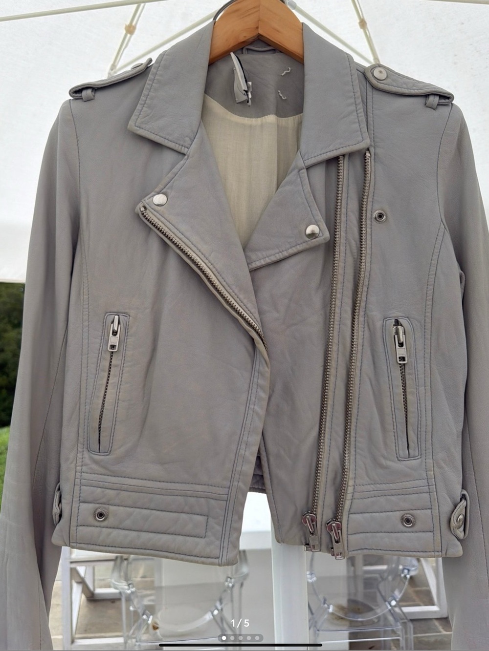 IRO Leather (Lambskin) Jacket Women’s SZ 40 (M)